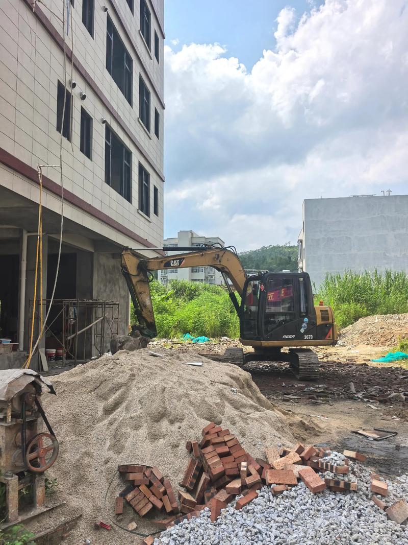 明达工程机械设备租赁,建筑工程.#施工现场实拍